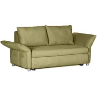 Xora Schlafsofa Ascola, Hellgrün, Textil, 2-Sitzer, Füllung: Polyester, 176x81x98 cm, Stoffauswahl, Rücken echt, Wohnzimmer, Sofas & Couches, Schlafsofas, Schlafsofas mit Bettkasten