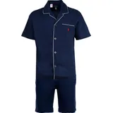 Ralph Lauren Ralph Lauren, Herren, Pyjama, S/S PJ SET-SLEEP-SET, Blau, XXL