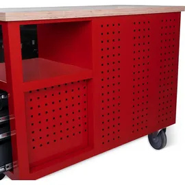 Stier Fahrbare Werkbank Open Space, 11 Schubladen