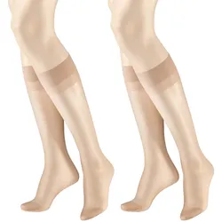 Hudson Damen Kniestrümpfe Lilly Put 20 DEN 2er Pack