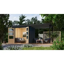Karibu Gartenhaus Jupiter C Set 453x235 cm (anthrazit),