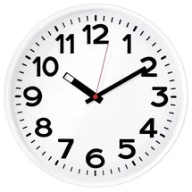 EUROTIME 82321 Quarz Wanduhr Weiß