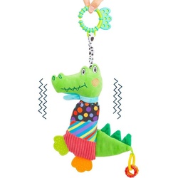 Small Foot Plüschfigur Baby Spielzeug - Stoff-Krokodil