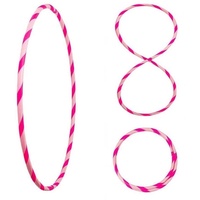 Hoopomania Hula-Hoop-Reifen Bunter Hula Hoop Reifen, faltbar, Ø95cm Rosa-Pink rosa Ø 95 cm