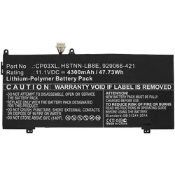 CoreParts MBXHP-BA0176, Akku, HP, Spectre x360 - 13-ae010ca, Spectre x360 - 13-a