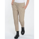 Maze Lederhose "42021127" Gr. M, Normalgrößen, beige (greige) Damen Hosen Lederhosen