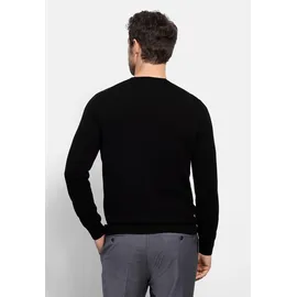 Olymp Rundhalspullover Schwarz 4XL