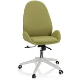 HJH Office Bürostuhl AVEA I Stoff höhenverstellbarer Drehstuhl mit hoher ergonomischer Rückenlehne, Grün
