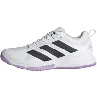 adidas Court Team Bounce 2.0 Damen Cloud White/Core Black/Powder Plum 38