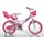 DINO BIKES Unicorn 14 Zoll RH 25 cm weiß/rosa