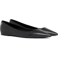 Tommy Hilfiger Damen Ballerinas Essential Pointed Ballerina Elegant, Schwarz (Black), 36 EU