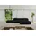altdecor Ecksofa Ottomane Rechts OLEA-L2 - 289x176x71 cm Schwarz