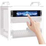 GeeekPi 6,91 Zoll 1424x280 LCD Touchscreen 1U Rackmount Monitor für DeskPi RackMate T0/T1/T2/T0 Plus/T1 Plus/TL1 Netzwerkschränke und 10-Zoll-Serverschrank