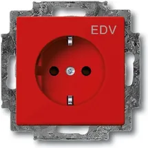 Busch-Jaeger Steckdoseneinsatz 20 EUCKS/DV-12-82-101 Rot 1 St.