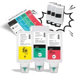 rath‘s Starterpaket Werkstatt pr88 liquid, 8-teilig 5-0026 , 1 Set = Wandspender, Handreiniger, Hautschutzplan