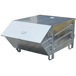BAUER Südlohn Baustoffbehälter BBP 100, Lichtblau