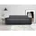 dorel home 3-Sitzer DOREL HOME "ALLIE Schlafsofa 225 cm", grau (anthrazit), B:225cm H:82cm T:84cm, 100% Polyester, Sofas, Bett-Funktion (108/190cm), trendiger Cord o. pflegeleichter Velours