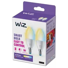 WIZ 40W E14 Kerzenform Tunable White Doppelpack