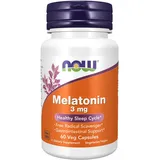 NOW Foods Melatonin 3 mg 60 Kapseln)