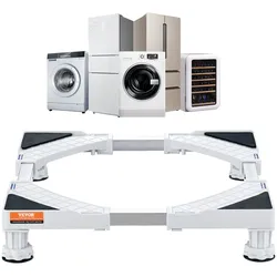 VEVOR Mini-Kühlschrank-Ständer, Universal-Basis, Waschmaschinen-Trockner-Ständer, verstellbar, 15–24,2 Zoll breit