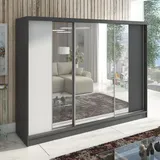 a&j möbelland gmbh Schiebetürenschrank VIDA 200 x 215 x 59,5 cm Grau