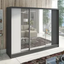a&j möbelland gmbh Schiebetürenschrank VIDA 200 x 215 x 59,5 cm Grau