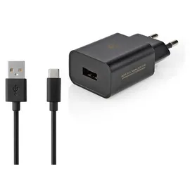 Nedis WCHAC242ABK Ladegerät für Mobilgeräte Universal Schwarz AC Drinnen