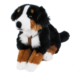 Teddys Rothenburg Kuscheltier (Hund Berner Sennenhund liegend 60 cm, Plüschtier, Stofftier, Plüschhunde, Berber Sennenerhunde)