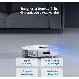 EZVIZ RE4 Plus Saug-/Wischroboter inkl. Absaugstation weiß