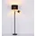 GLOBO Stehleuchte 1x E27 1x E14 Schwarz Gold