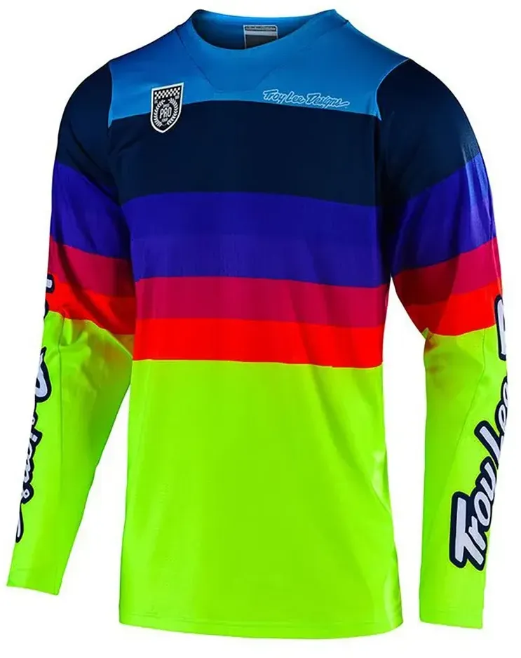 Troy Lee Designs Se Pro Mirage Langarm-trikot - Yellow - 2XL