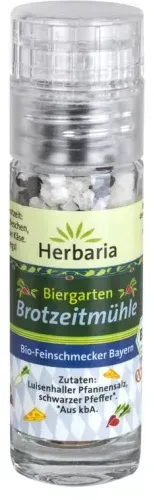 Herbaria Biergarten Brotzeitsalz Mini-Mühle bio