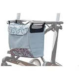 Eschenbach Rollator Tasche mit Magnetverschluss Ornament/Grau