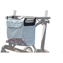 Eschenbach Rollator Tasche mit Magnetverschluss Ornament/Grau