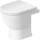 Duravit D-Code Stand-WC mit WC-Sitz Weiß Hochglanz