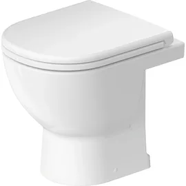 Duravit D-Code Stand-WC mit WC-Sitz Weiß Hochglanz