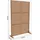 casa.pro Trennwand Kekan verzinkter Stahl 180x120 cm Braun [casa.pro]