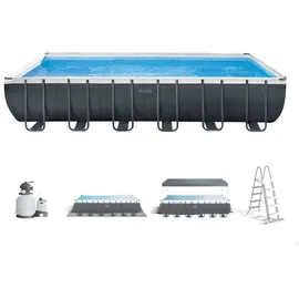 Intex Ultra XTR Frame Pool-Set rechteckig 732 x 366 x 132 cm inkl. Sandfilteranlage