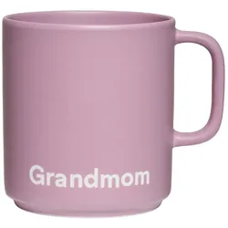 Design Letters - VIP Favourite Porzellan Becher mit Henkel, Grandmom / lavender