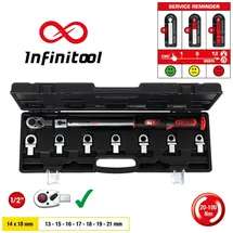 KS Tools Drehmomentschlüssel 14x18mm INFINITOOL 9-tlg.