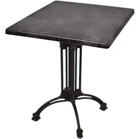deluke Bistrotisch 70 x 70 x 61 cm Schwarz