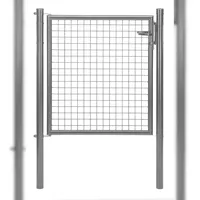 GAH Alberts Wellengitter-Einzeltor 125 x 125 cm Grün/Metall