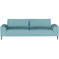 Livetastic Schlafsofa, Hellblau, Textil, Uni, 2-Sitzer, Füllung: Schaumstoff, 250x89x105 cm, Reach, Made in EU, FSC Mix, Stoffauswahl, Schlafen auf Sitzhöhe, Armteil links, rechts, Wohnzimmer, Sofas & Couches, Schlafsofas, Schlafsofas mit Bettkasten