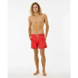 Rip Curl Offset Volley Badeshorts Rot M