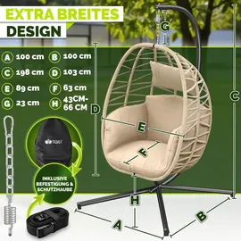 tillvex Hängesessel tillvex Beige