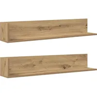 vidaXL Wandregal 100 x 16,5 x 16,5 cm Braun