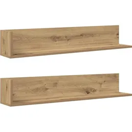 vidaXL Wandregal 100 x 16,5 x 16,5 cm Braun