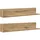 vidaXL Wandregal 100 x 16,5 x 16,5 cm Braun