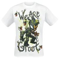 Marvel - Marvel T-Shirt - Venomized Groot - We Are Groot - S bis XXL - für Männer - Größe M - weiß  - Lizenzierter Fanartikel - M
