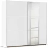 Rauch Schwebetürenschrank »Kleiderschrank Garderobe TOPSELLER AURELIO mit 3 Ausstattungsvarianten«, 3 verschiedene Ausstattungsvarianten Griffe aus Metall MADE IN GERMANY, weiß